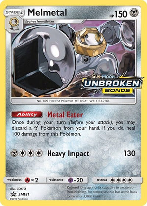 Pokemon TCG - SM Promos - Melmetal - SM181 - (Prerelease) - SMP SM181