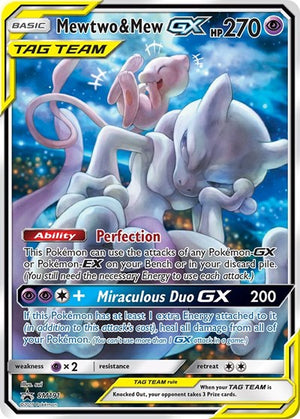 Pokemon TCG - SM Promos - Mewtwo & Mew GX - SM191 - SMP SM191