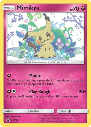 Pokemon TCG - SM Promos - Mimikyu - SM163 - SMP SM163