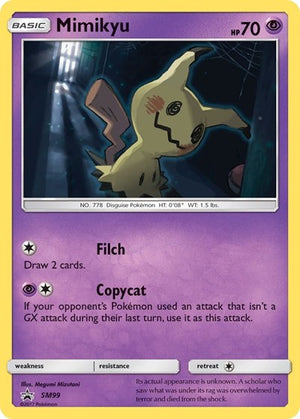 Pokemon TCG - SM Promos - Mimikyu - SM99 - SMP SM99