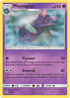 Pokemon TCG - SM Promos - Mismagius - SM222 - SMP SM222