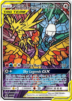Pokemon TCG - SM Promos - Moltres & Zapdos & Articuno GX - SMP SM210