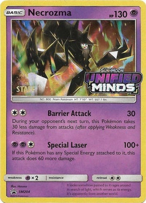 Pokemon TCG - SM Promos - Necrozma - SM204 - (Prerelease) [Staff] - SMP SM204