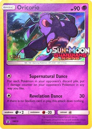 Pokemon TCG - SM Promos - Oricorio - SM19 - (Prerelease) [Staff] - SMP SM19