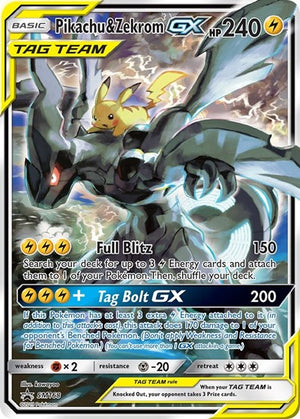 Pokemon TCG - SM Promos - Pikachu & Zekrom GX - SMP SM168