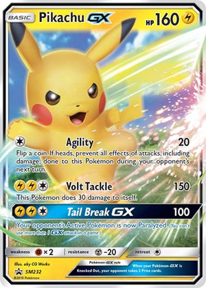 Pokemon TCG - SM Promos - Pikachu GX - SM232 - SMP SM232