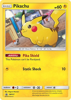 Pokemon TCG - SM Promos - Pikachu - SM157 - SMP SM157