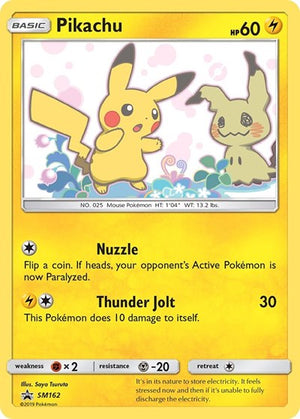 Pokemon TCG - SM Promos - Pikachu - SM162 - SMP SM162