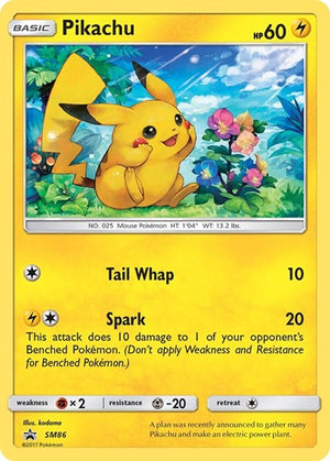 Pokemon TCG - SM Promos - Pikachu - SM86 - SMP SM86