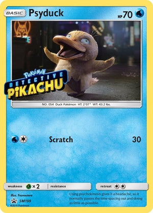 Pokemon TCG - SM Promos - Psyduck - SM199 - (Detective Pikachu Stamped) - SMP SM199