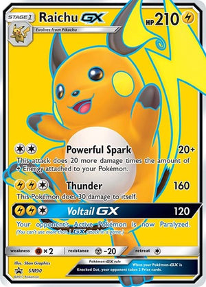 Pokemon TCG - SM Promos - Raichu GX - SM90 - SMP SM90