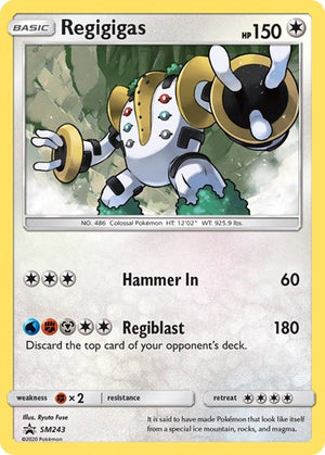 Pokemon TCG - SM Promos - Regigigas - SM243 - SMP SM243