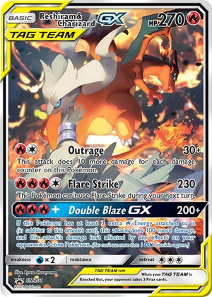 Pokemon TCG - SM Promos - Reshiram & Charizard GX - SM201 - SMP SM201