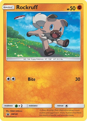 Pokemon TCG - SM Promos - Rockruff - SM120 - SMP SM120