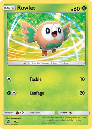 Pokemon TCG - SM Promos - Rowlet - SM22 - SMP SM22