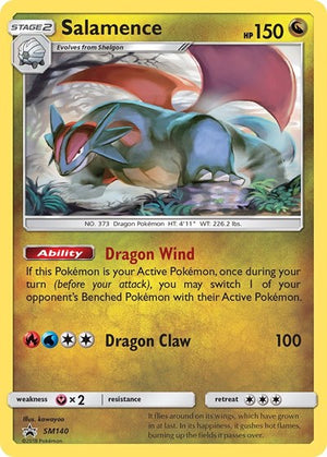 Pokemon TCG - SM Promos - Salamence - SM140 - SMP SM140