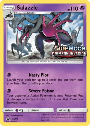 Pokemon TCG - SM Promos - Salazzle - SM73 - (Prerelease) - SMP SM73