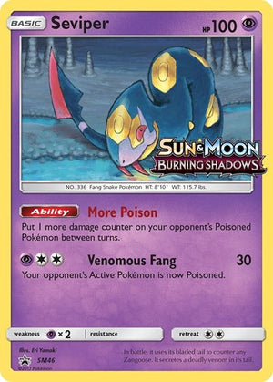 Pokemon TCG - SM Promos - Seviper - SM46 - (Prerelease) - SMP SM46