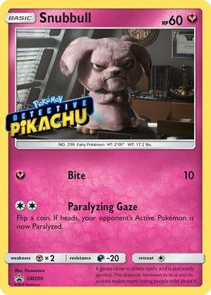 Pokemon TCG - SM Promos - Snubbull - SM200 - (Detective Pikachu Stamped) - SMP SM200