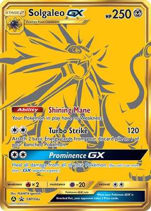 Pokemon TCG - SM Promos - Solgaleo GX - SM104a - SMP SM104a