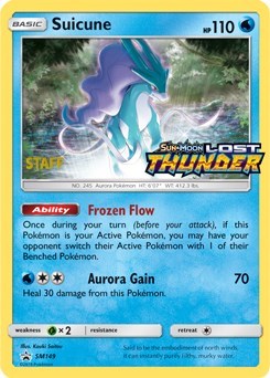 Pokemon TCG - SM Promos - Suicune - SM149 - (Prerelease) [Staff] - SMP SM149