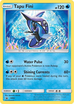 Pokemon TCG - SM Promos - Tapu Fini - SM92 - SMP SM92