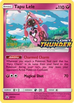 Pokemon TCG - SM Promos - Tapu Lele - SM152 - (Prerelease) [Staff] - SMP SM152