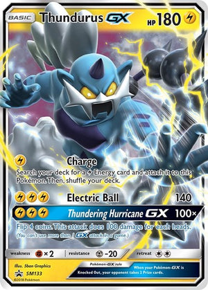 Pokemon TCG - SM Promos - Thundurus GX - SM133 - SMP SM133