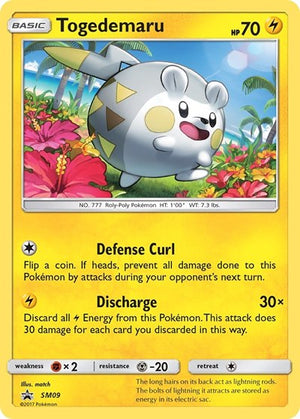 Pokemon TCG - SM Promos - Togedemaru - SM09 - SMP SM09