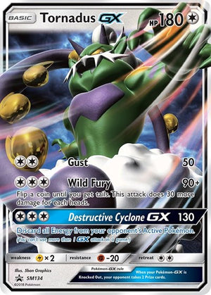 Pokemon TCG - SM Promos - Tornadus GX - SM134 - SMP SM134