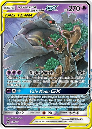 Pokemon TCG - SM Promos - Trevenant & Dusknoir GX - SM217 - SMP SM217