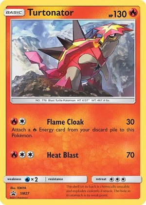 Pokemon TCG - SM Promos - Turtonator - SM27 - SMP SM27