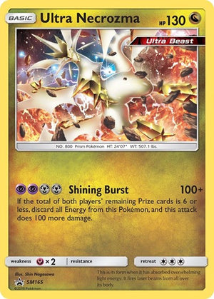 Pokemon TCG - SM Promos - Ultra Necrozma - SM165 - SMP SM165