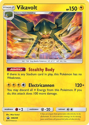 Pokemon TCG - SM Promos - Vikavolt - SM208 - SMP SM208