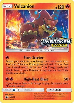 Pokemon TCG - SM Promos - Volcanion - SM179 - (Prerelease) - SMP SM179