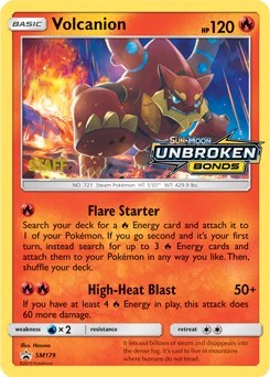 Pokemon TCG - SM Promos - Volcanion - SM179 - (Prerelease) [Staff] - SMP SM179