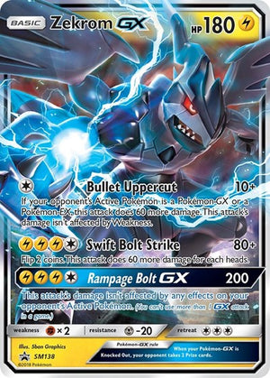 Pokemon TCG - SM Promos - Zekrom GX - SM138 - SMP SM138