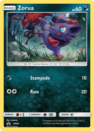 Pokemon TCG - SM Promos - Zorua - SM83 - SMP SM83