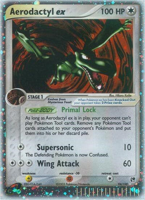 Pokemon TCG - EX Sandstorm - Aerodactyl ex - 94/100 - Holofoil