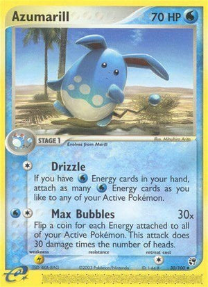 Pokemon TCG - EX Sandstorm - Azumarill - 30/100