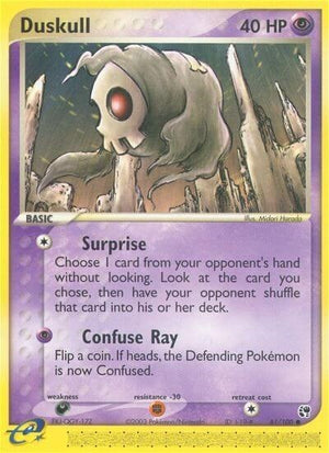 Pokemon TCG - EX Sandstorm - Duskull - 61/100 - Reverse Holofoil