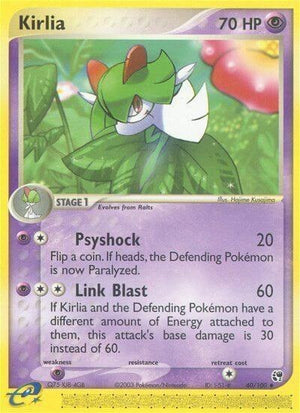 Pokemon TCG - EX Sandstorm - Kirlia - 40/100