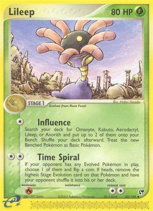 Pokemon TCG - EX Sandstorm - Lileep - 42/100