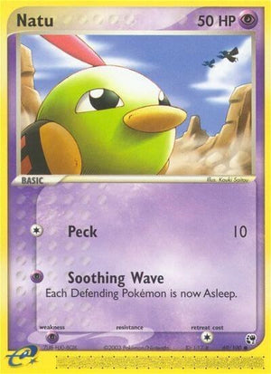 Pokemon TCG - EX Sandstorm - Natu - 69/100