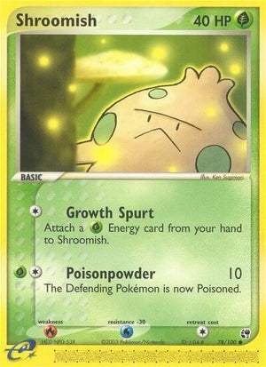 Pokemon TCG - EX Sandstorm - Shroomish - 78/100 - Reverse Holofoil