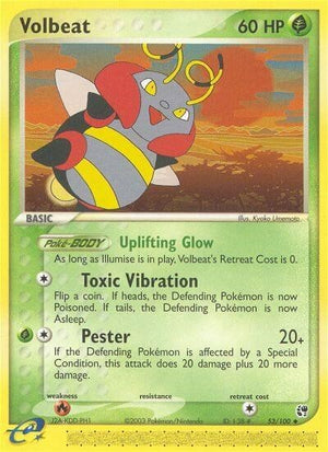 Pokemon TCG - EX Sandstorm - Volbeat - 53/100