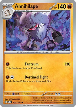 Pokemon TCG - SV08: Surging Sparks - Annihilape - 100/191