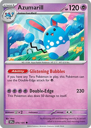 Pokemon TCG - SV08: Surging Sparks - Azumarill - 074/191