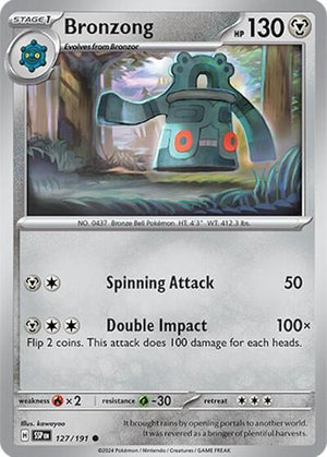 Pokemon TCG - SV08: Surging Sparks - Bronzong - 127/191