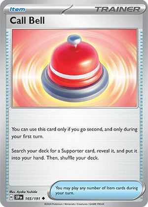 Pokemon TCG - SV08: Surging Sparks - Call Bell - 165/191